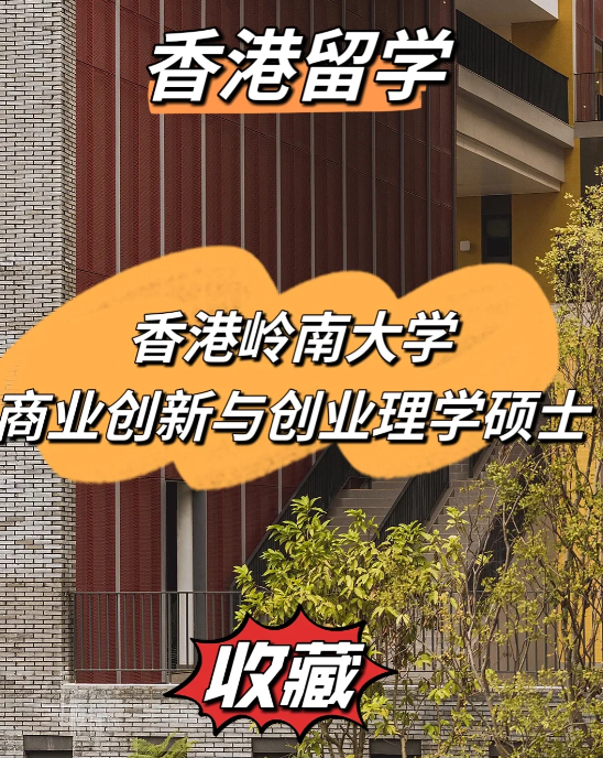 雅思分數(shù)低？不妨看看香港嶺南大學商業(yè)創(chuàng)新與創(chuàng)業(yè)理學碩士！